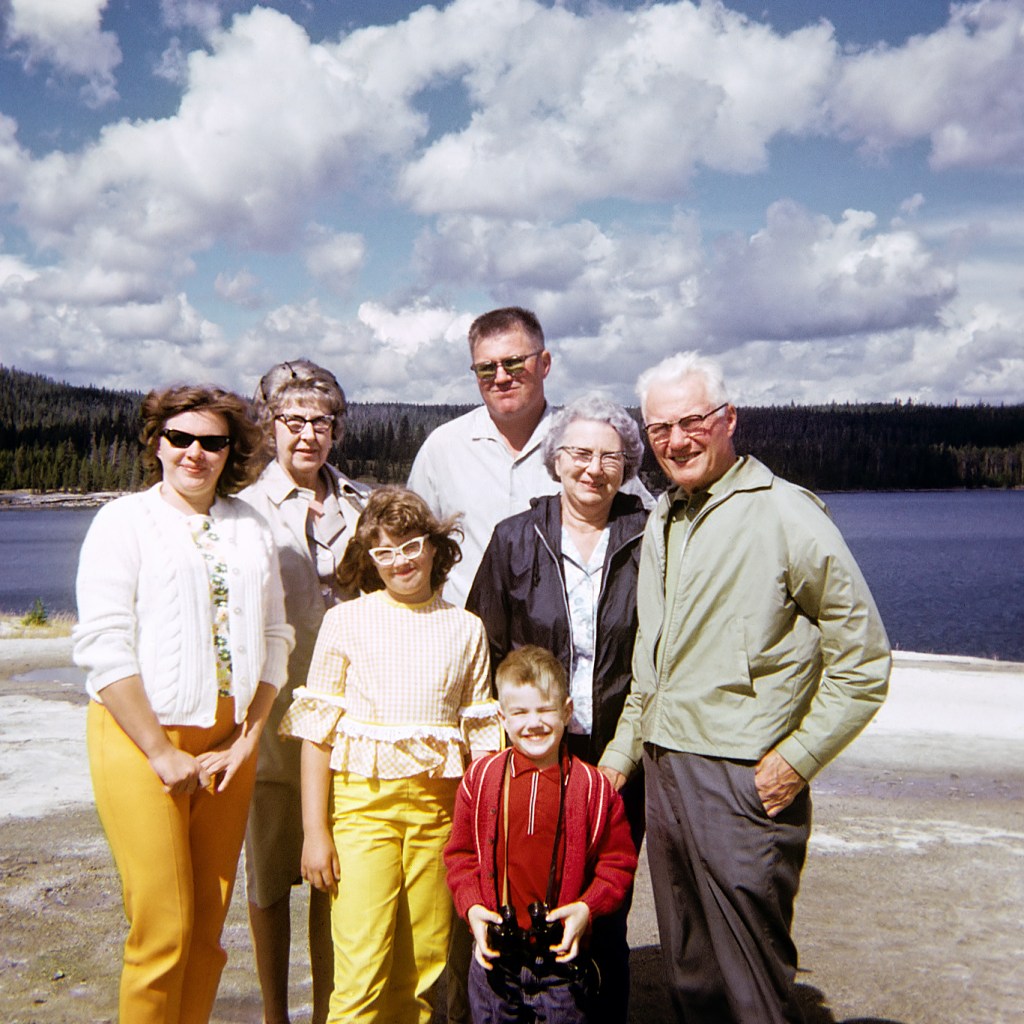 Family outing in Yellowstone