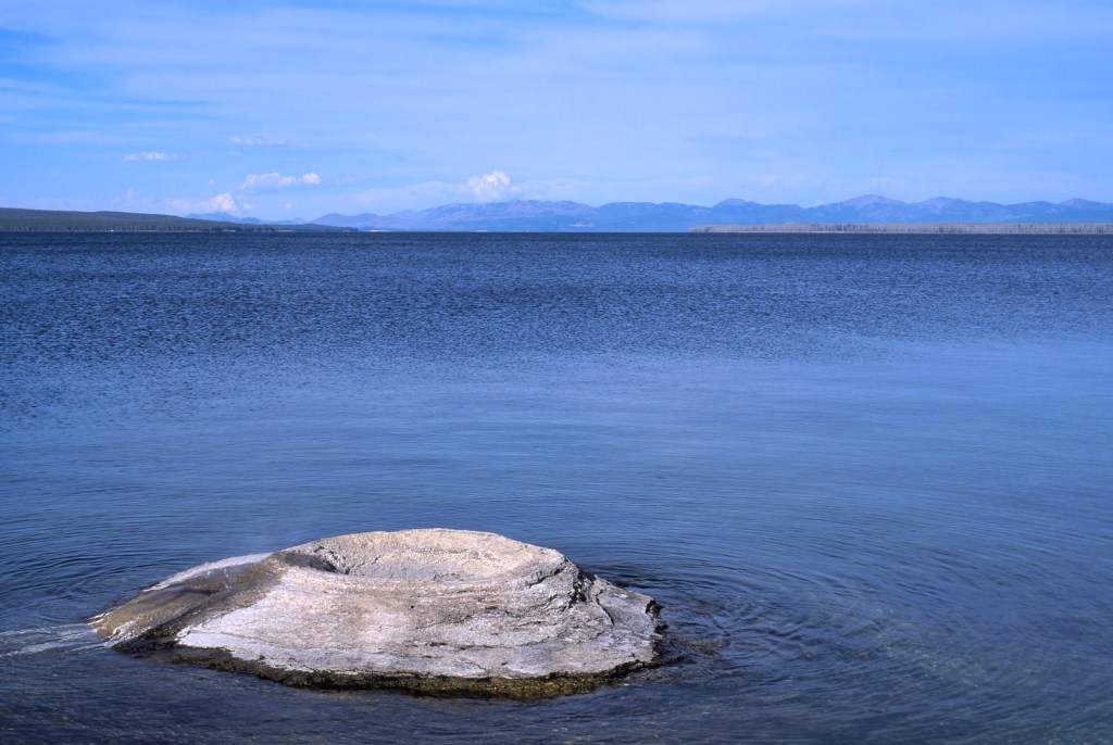 View of Yellowstone Lake from West Thumb.